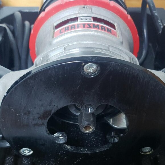 CRAFTSMAN 1 1/2 HP ROUTER MODEL 315.17491 1/4 SHANK 25000 RPM CASE & WRENCH - Picture 2 of 10